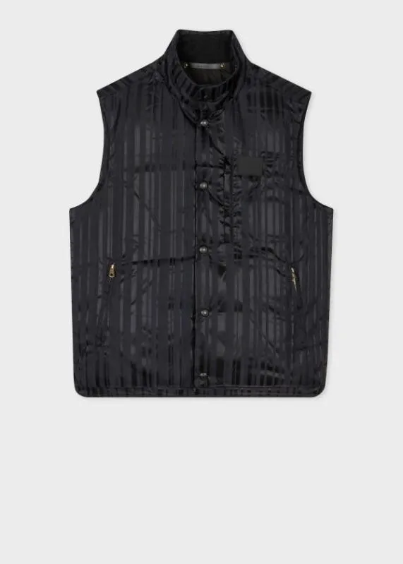 Mens 039Shadow Stripe039 Gilet Paul Smith Coats and Jackets