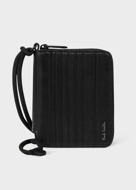 Mens 039Shadow Stripe039 Leather Zip Wallet Paul Smith Wallets Mens 039Shadow Stripe039 Leather Zip Wallet Paul Smith Wallets