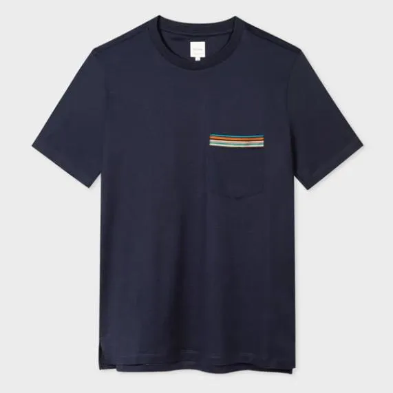 Mens 039Signature Stripe039 Pocket TShirt Paul Smith TShirts Mens 039Signature Stripe039 Pocket TShirt Paul Smith TShirts