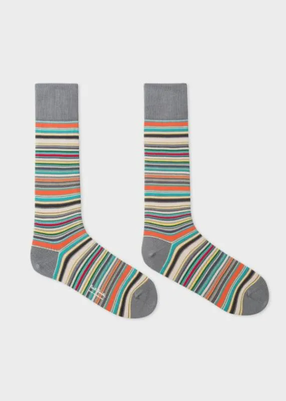 Mens 039Signature Stripe039 Socks Paul Smith Socks