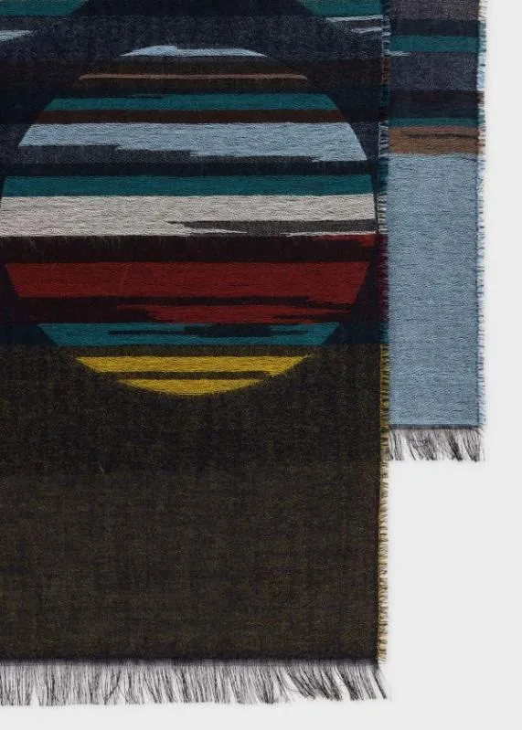 Mens 039Signature Stripe Polka Dot039 Scarf Paul Smith Scarves Mens 039Signature Stripe Polka Dot039 Scarf Paul Smith Scarves