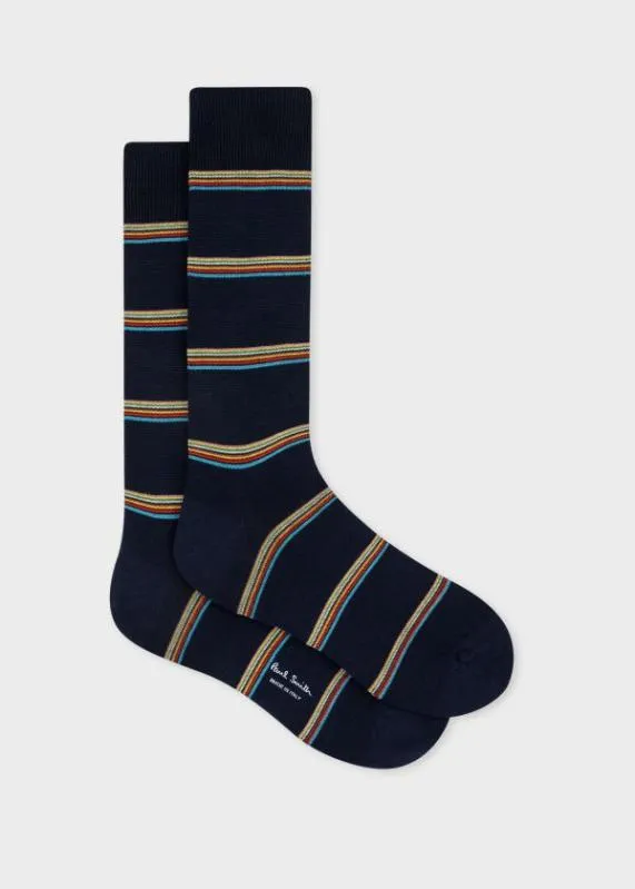 Mens Block 039Signature Stripe039 Socks Paul Smith Socks