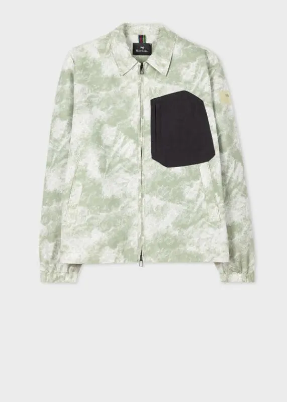 Mens Camo Recycled Polyester Jacket Paul Smith Coats and Jackets