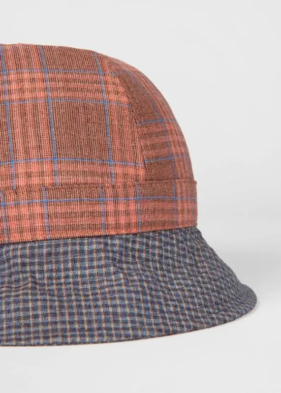 Mens Check Bucket Hat Paul Smith Hats and Gloves Mens Check Bucket Hat Paul Smith Hats and Gloves