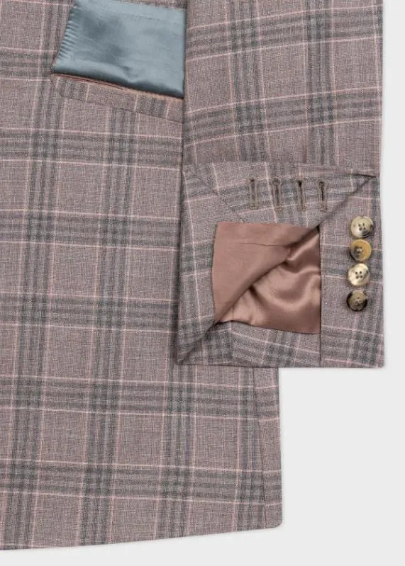 Mens Check Wool DoubleBreasted Blazer Paul Smith Blazers Mens Check Wool DoubleBreasted Blazer Paul Smith Blazers
