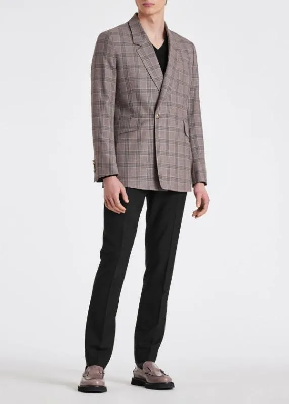 Mens Check Wool DoubleBreasted Blazer Paul Smith Blazers Mens Check Wool DoubleBreasted Blazer Paul Smith Blazers