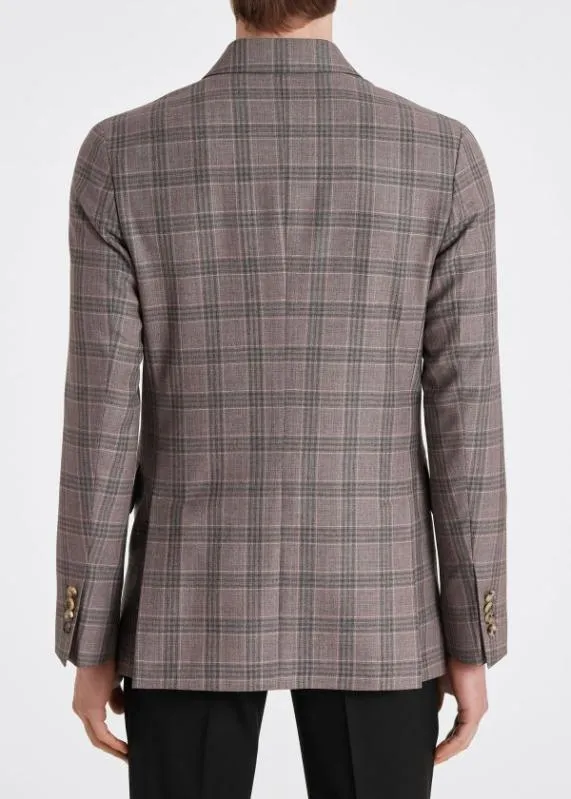 Mens Check Wool DoubleBreasted Blazer Paul Smith Blazers Mens Check Wool DoubleBreasted Blazer Paul Smith Blazers