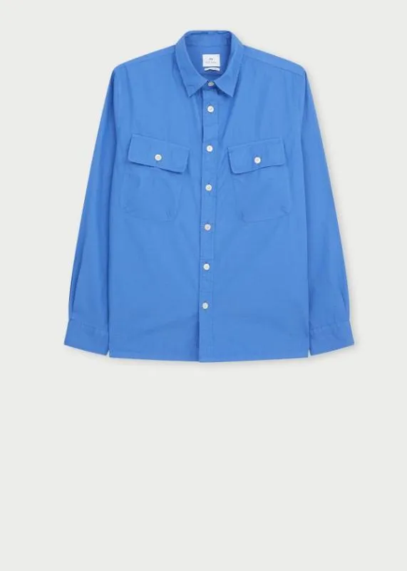 Mens CottonBlend Ripstop Shirt Paul Smith Shirts