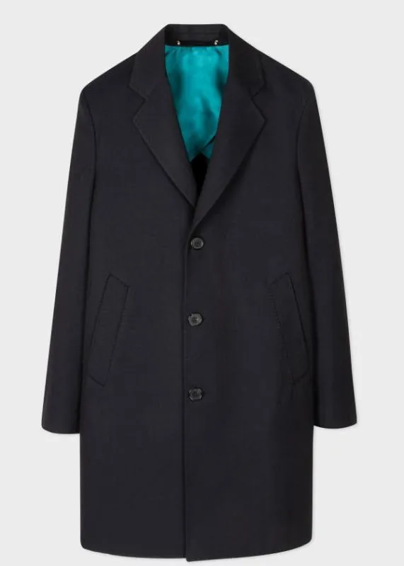 Mens CottonWool Epsom Coat Paul Smith Coats and Jackets