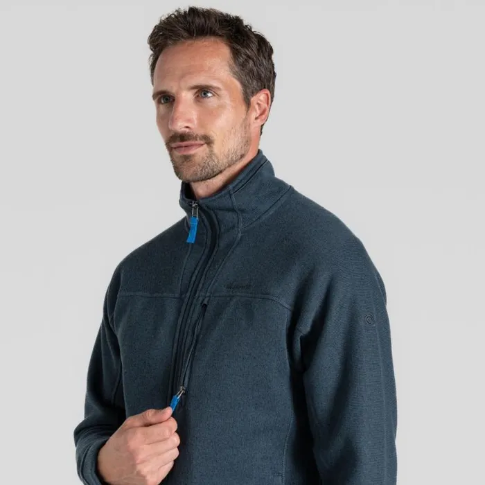 Mens Full Zip Fleece Craghoppers Torney II Full Zip Fleece Blue Stone Marl Mens Full Zip Fleece Craghoppers Torney II Full Zip Fleece Blue Stone Marl