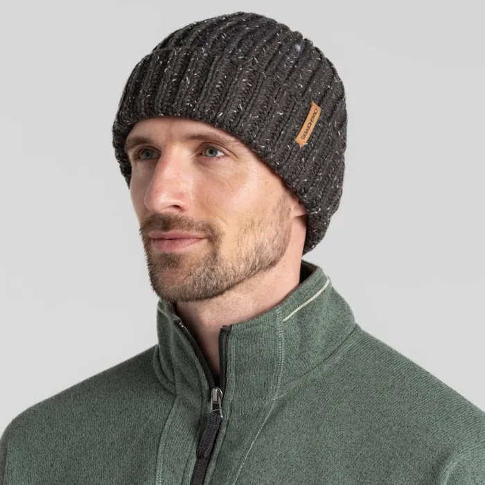Mens Hats Craghoppers Riber II Hat Black Pepper