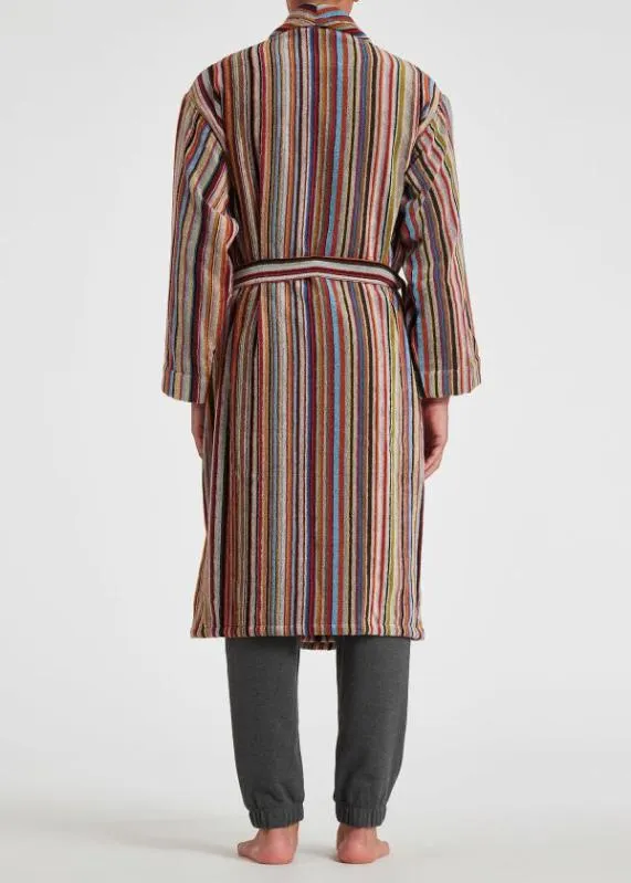 MensHome 039Signature Stripe039 Cotton Dressing Gown Paul Smith Nightwear MensHome 039Signature Stripe039 Cotton Dressing Gown Paul Smith Nightwear