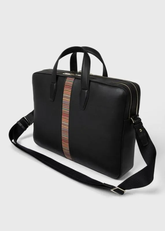 Mens Leather 039Signature Stripe039 Business Folio Paul Smith Bags Mens Leather 039Signature Stripe039 Business Folio Paul Smith Bags