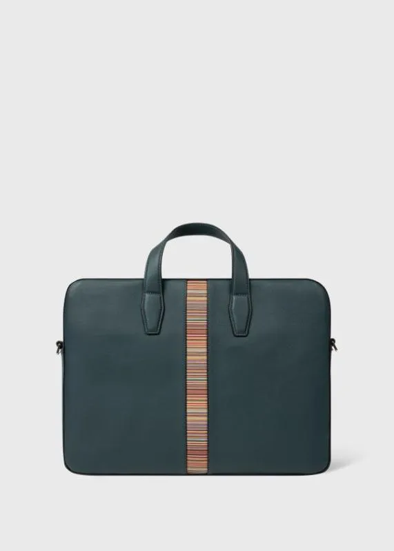Mens Leather 039Signature Stripe039 Business Folio Paul Smith Bags Mens Leather 039Signature Stripe039 Business Folio Paul Smith Bags