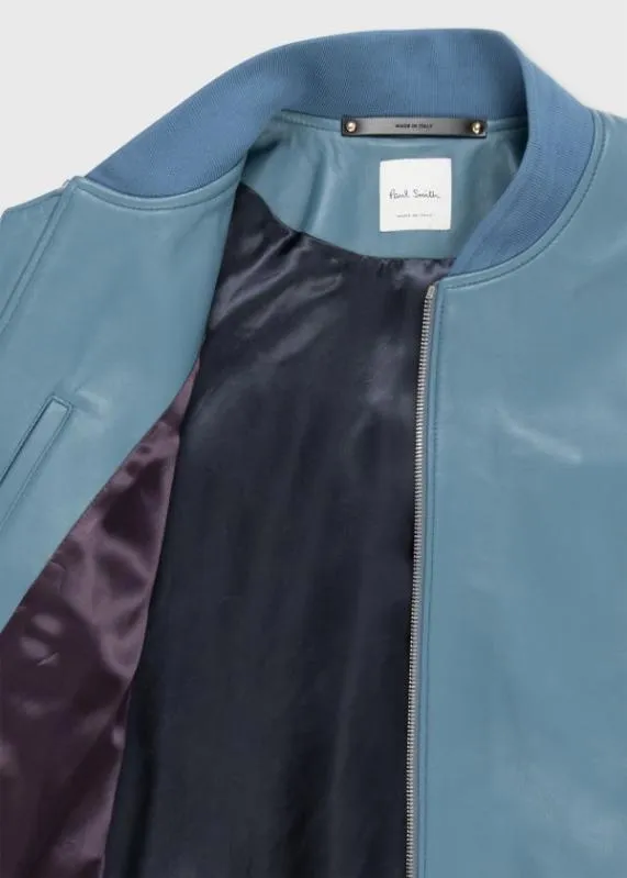 Mens Leather Bomber Jacket Paul Smith Coats and Jackets Mens Leather Bomber Jacket Paul Smith Coats and Jackets