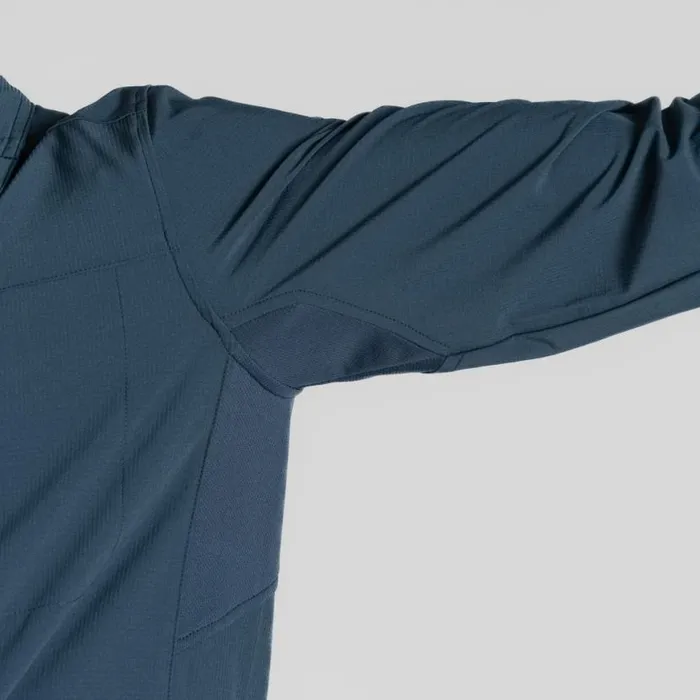 Mens Long Sleeve Craghoppers NosiLife Pro Long Sleeved Shirt V Blue Stone Mens Long Sleeve Craghoppers NosiLife Pro Long Sleeved Shirt V Blue Stone