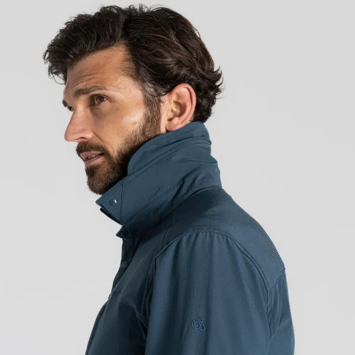 Mens Long Sleeve Craghoppers NosiLife Pro Long Sleeved Shirt V Blue Stone Mens Long Sleeve Craghoppers NosiLife Pro Long Sleeved Shirt V Blue Stone