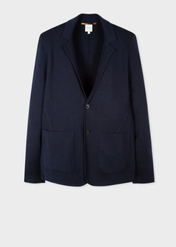 Mens Merino Cardigan Blazer Paul Smith Sweaters