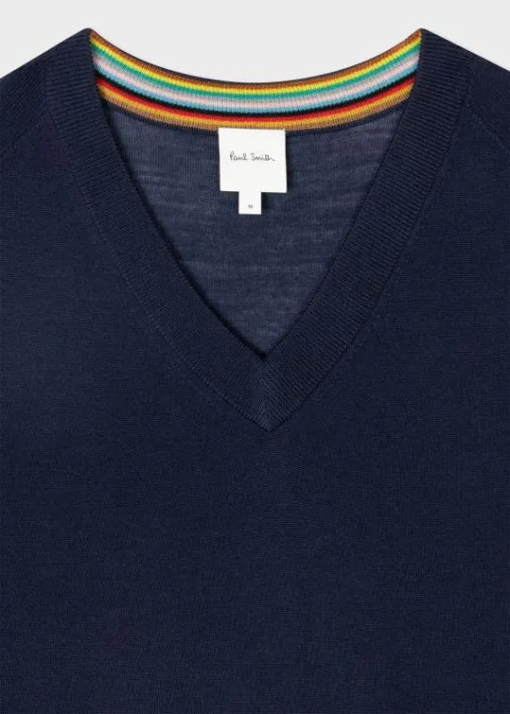 Mens Merino VNeck Sweater Paul Smith Sweaters Mens Merino VNeck Sweater Paul Smith Sweaters