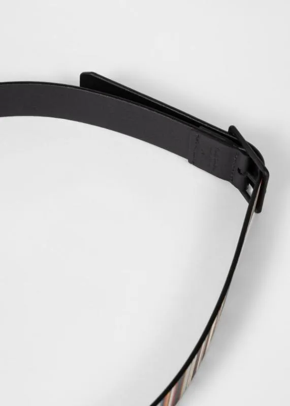 Mens Reversible 039Signature Stripe039 Belt Paul Smith Belts Mens Reversible 039Signature Stripe039 Belt Paul Smith Belts