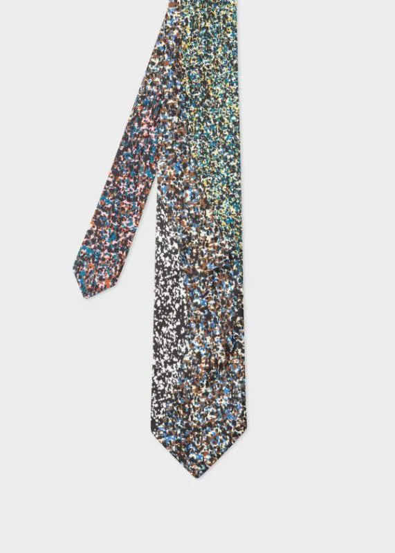 Mens Silk 039Digital Boucle039 Tie Paul Smith Ties