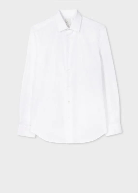 Mens SlimFit Shirt With 039Artist Stripe039 Cuff Lining Paul Smith Shirts