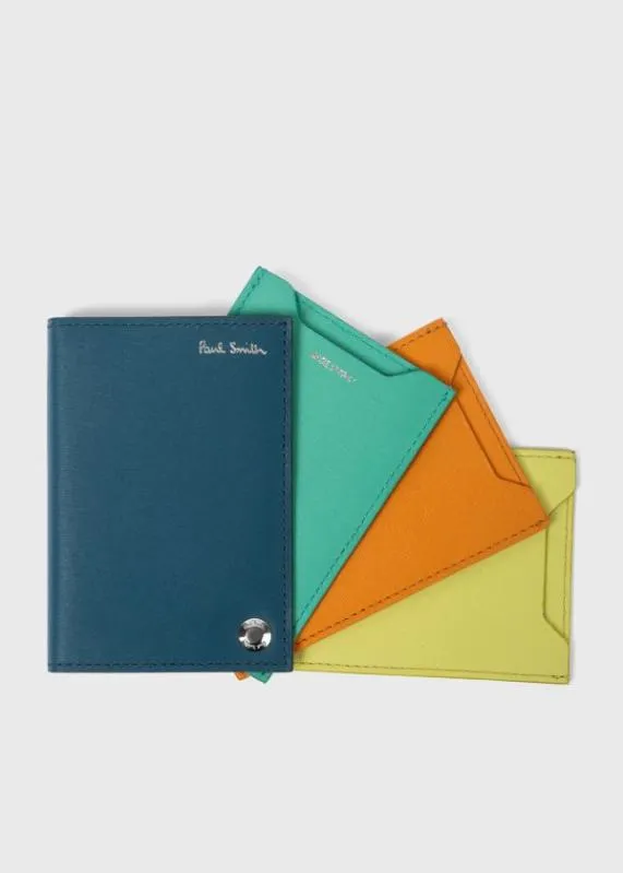 Mens StrawGrain Leather Pivot Card Holder Paul Smith Wallets Mens StrawGrain Leather Pivot Card Holder Paul Smith Wallets