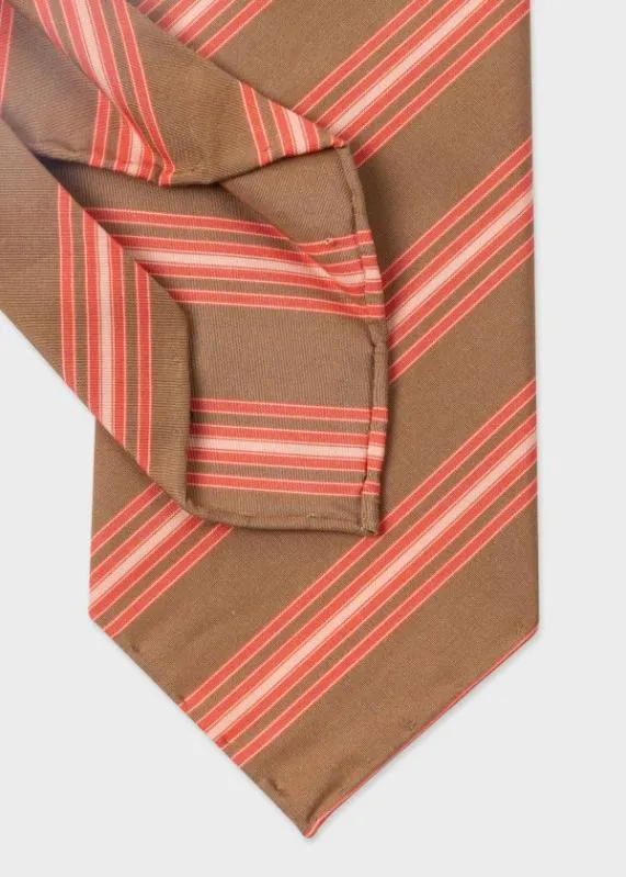 Mens Stripe FiveFold Cotton Tie Paul Smith Ties Mens Stripe FiveFold Cotton Tie Paul Smith Ties