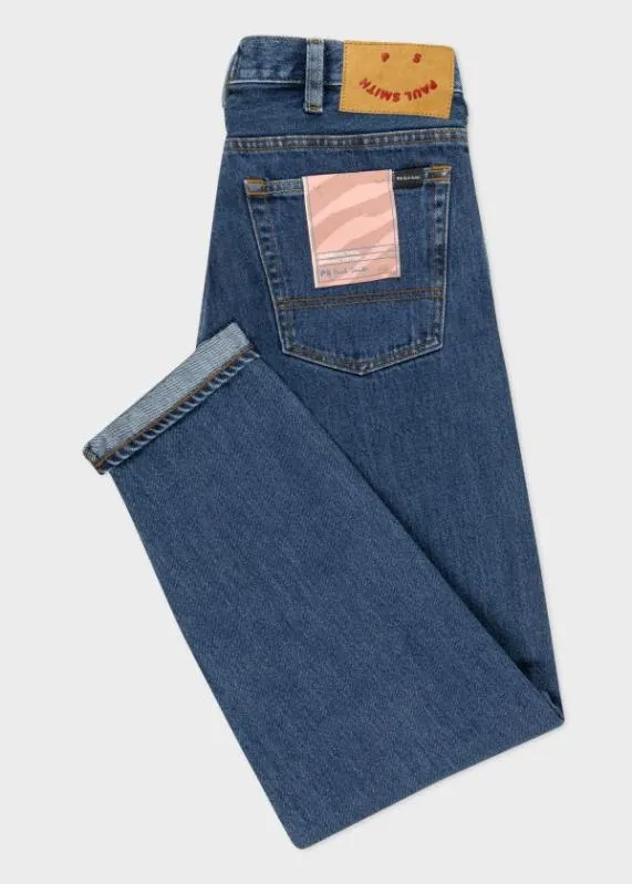 Mens TaperedFit MidWash 039Authentic Twill039 Jeans Paul Smith Jeans Mens TaperedFit MidWash 039Authentic Twill039 Jeans Paul Smith Jeans