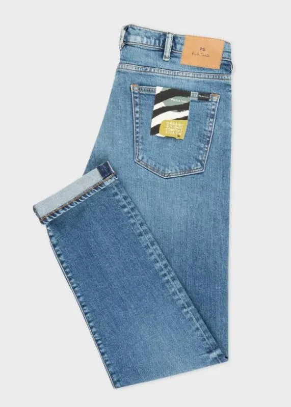 Mens TaperedFit MidWash Jeans Paul Smith Jeans Mens TaperedFit MidWash Jeans Paul Smith Jeans