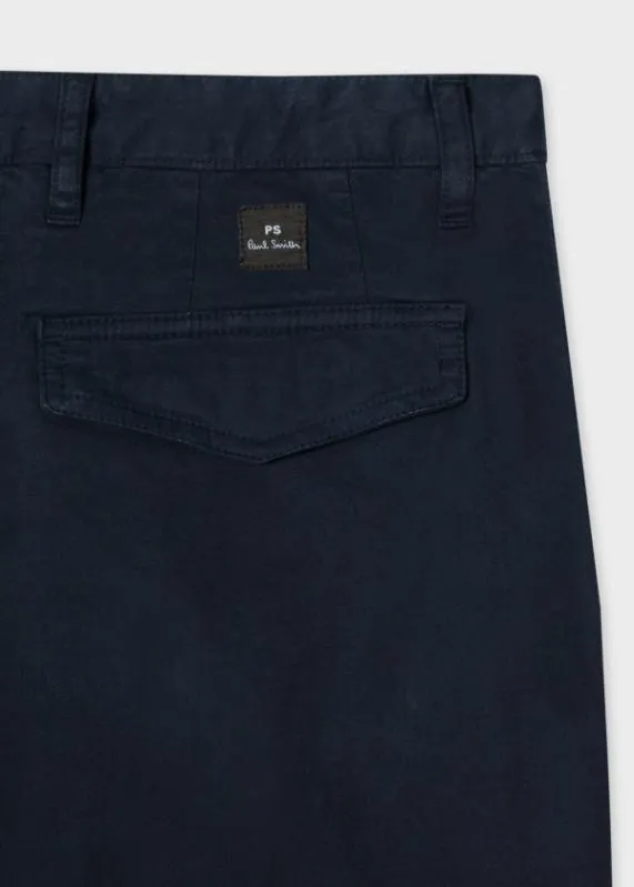 Mens TaperedFit StretchCotton Chinos Paul Smith Pants