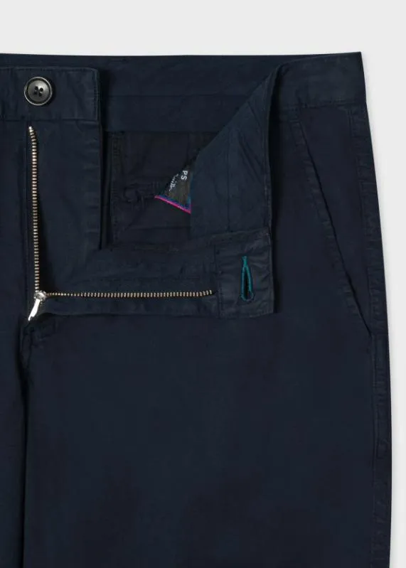 Mens TaperedFit StretchCotton Chinos Paul Smith Pants