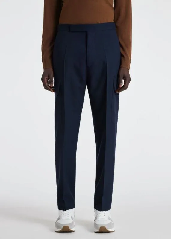 Mens TwoPly Hopsack Cargo Pants Paul Smith Pants