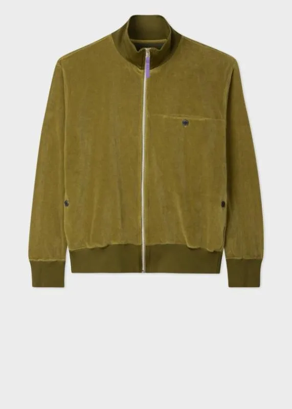 Mens Velour Track Top Paul Smith Coats and Jackets