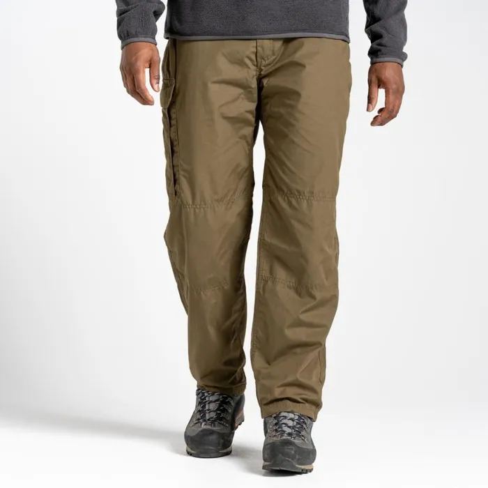 Mens Walking Trousers Craghoppers Kiwi Classic Trousers Dark Moss