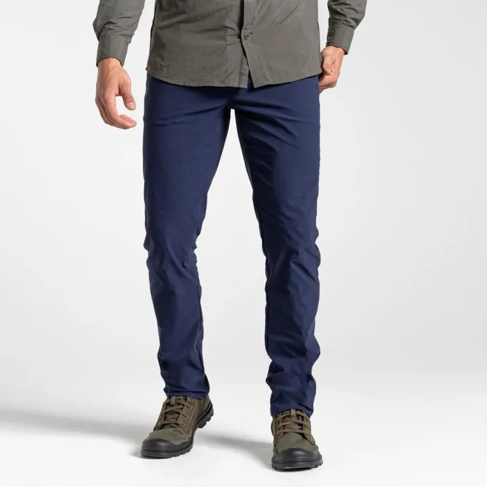 Mens Walking Trousers Craghoppers NosiLife Santos Trousers Blue Navy
