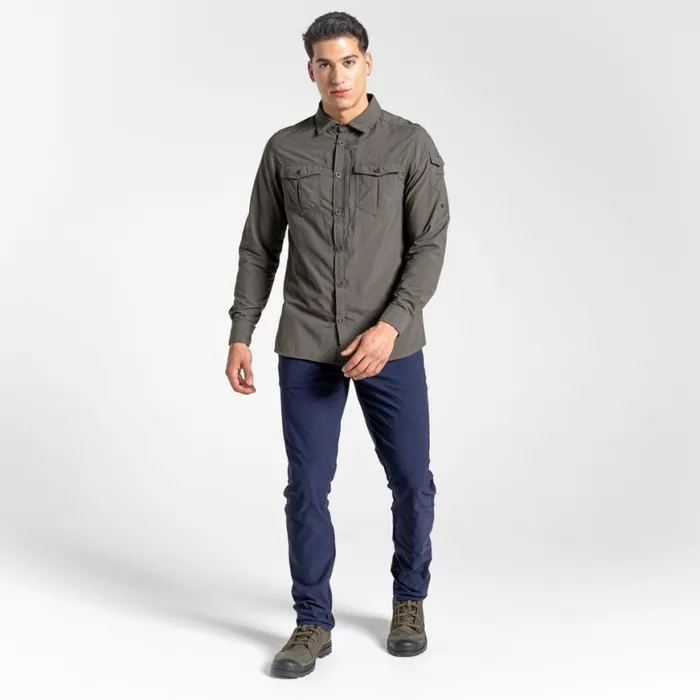Mens Walking Trousers Craghoppers NosiLife Santos Trousers Blue Navy Mens Walking Trousers Craghoppers NosiLife Santos Trousers Blue Navy