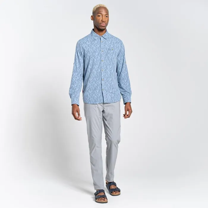 Mens Walking Trousers Craghoppers NosiLife Santos Trousers Cloud Grey Mens Walking Trousers Craghoppers NosiLife Santos Trousers Cloud Grey