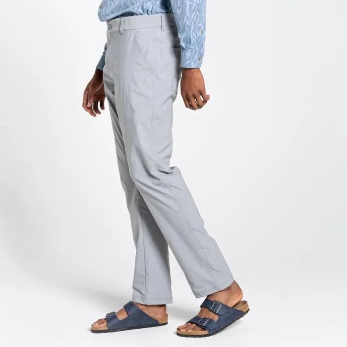 Mens Walking Trousers Craghoppers NosiLife Santos Trousers Cloud Grey Mens Walking Trousers Craghoppers NosiLife Santos Trousers Cloud Grey