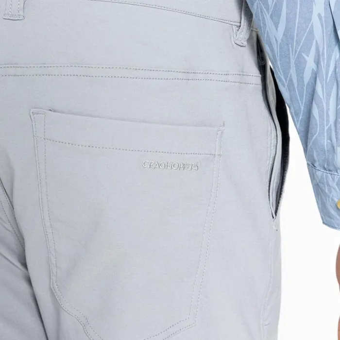 Mens Walking Trousers Craghoppers NosiLife Santos Trousers Cloud Grey Mens Walking Trousers Craghoppers NosiLife Santos Trousers Cloud Grey