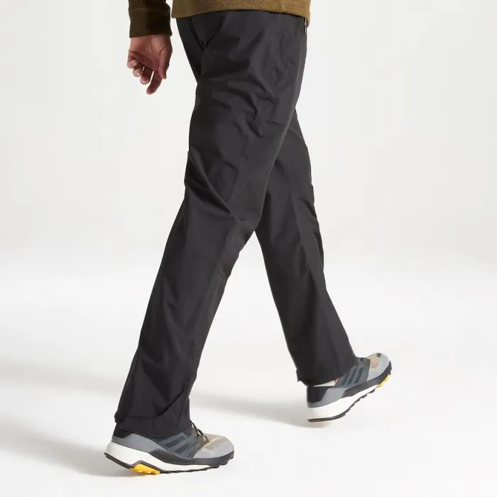Mens Walking Trousers Craghoppers Stefan II Waterproof Trousers Black Mens Walking Trousers Craghoppers Stefan II Waterproof Trousers Black
