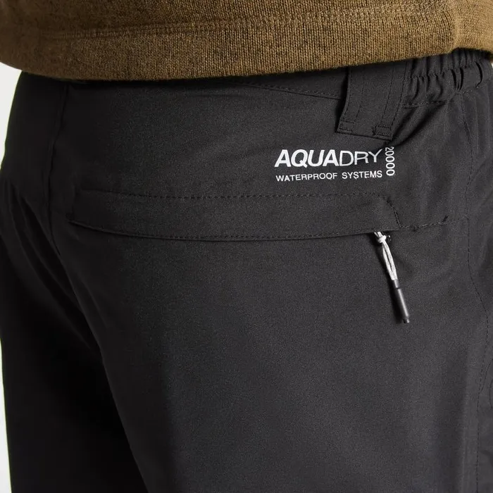 Mens Walking Trousers Craghoppers Stefan II Waterproof Trousers Black Mens Walking Trousers Craghoppers Stefan II Waterproof Trousers Black