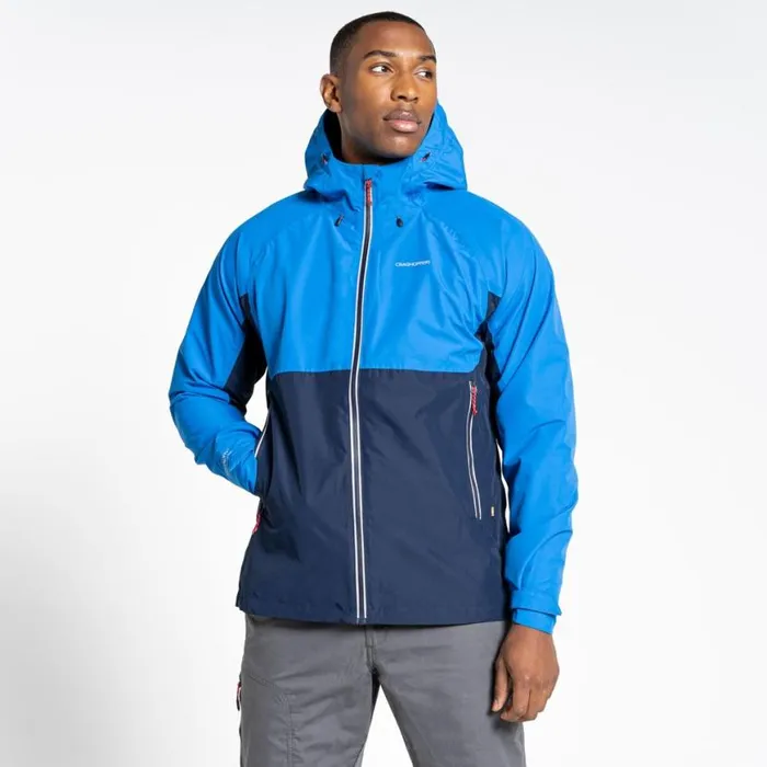 Mens Waterproof Jackets Craghoppers Atlas Waterproof Jacket Falls Blue Blue Navy
