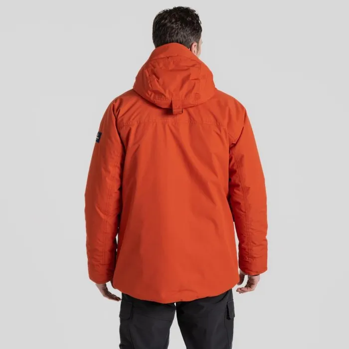 Mens Waterproof Jackets Craghoppers Breckon Waterproof Jacket Carnelian Orange Mens Waterproof Jackets Craghoppers Breckon Waterproof Jacket Carnelian Orange