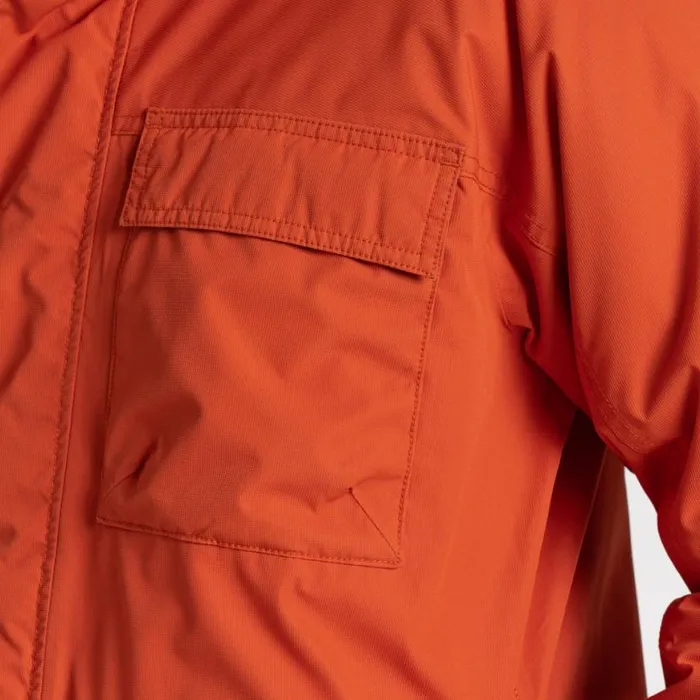 Mens Waterproof Jackets Craghoppers Breckon Waterproof Jacket Carnelian Orange Mens Waterproof Jackets Craghoppers Breckon Waterproof Jacket Carnelian Orange