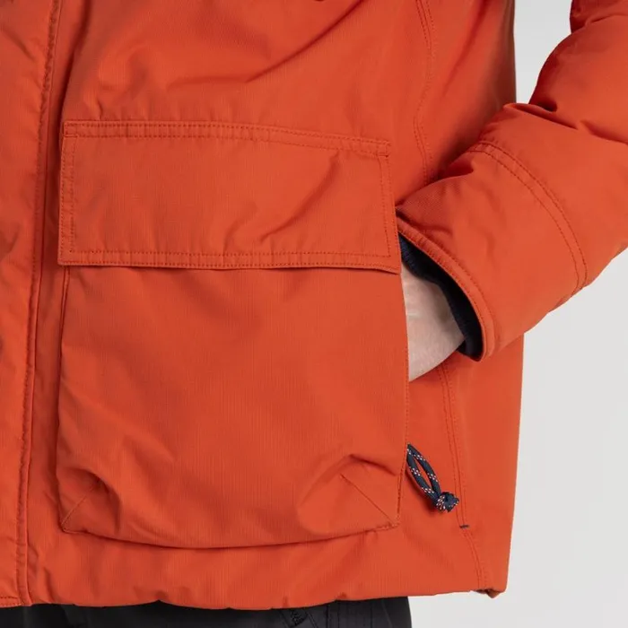 Mens Waterproof Jackets Craghoppers Breckon Waterproof Jacket Carnelian Orange Mens Waterproof Jackets Craghoppers Breckon Waterproof Jacket Carnelian Orange