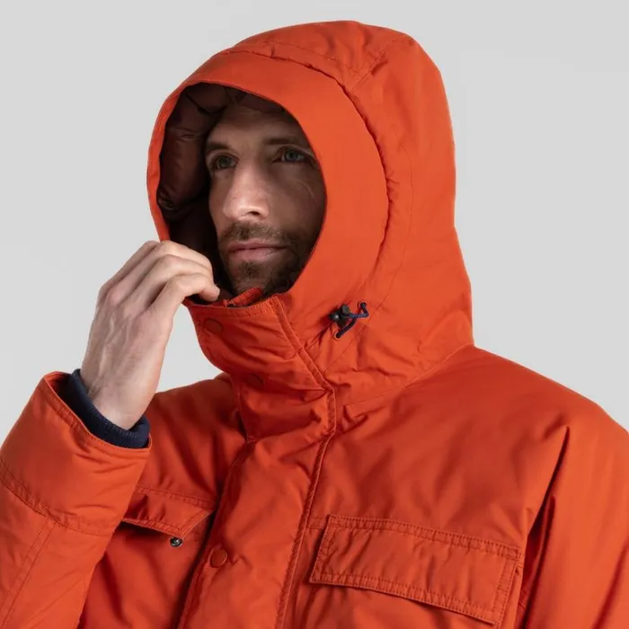 Mens Waterproof Jackets Craghoppers Breckon Waterproof Jacket Carnelian Orange Mens Waterproof Jackets Craghoppers Breckon Waterproof Jacket Carnelian Orange