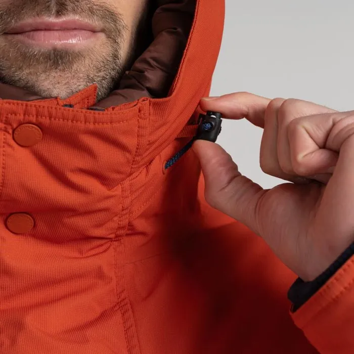 Mens Waterproof Jackets Craghoppers Breckon Waterproof Jacket Carnelian Orange Mens Waterproof Jackets Craghoppers Breckon Waterproof Jacket Carnelian Orange
