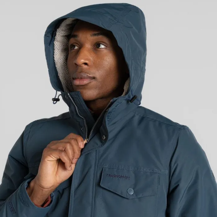 Mens Waterproof Jackets Craghoppers Darragh II Waterproof Jacket Blue Stone Mens Waterproof Jackets Craghoppers Darragh II Waterproof Jacket Blue Stone