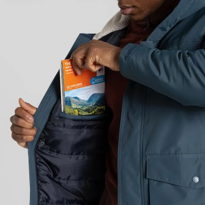 Mens Waterproof Jackets Craghoppers Darragh II Waterproof Jacket Blue Stone Mens Waterproof Jackets Craghoppers Darragh II Waterproof Jacket Blue Stone